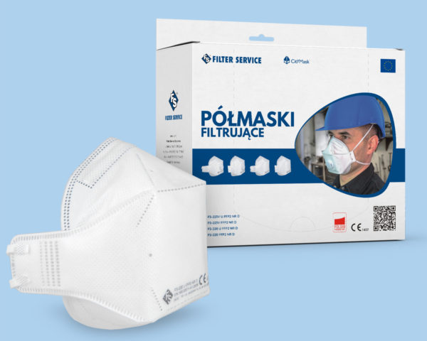 Półmaska filtrująca <br> FS-220 U FFP2 NR D
